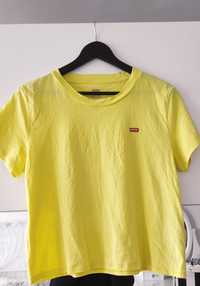 Koszulka t-shirt Levi's piękny żółty kolor L