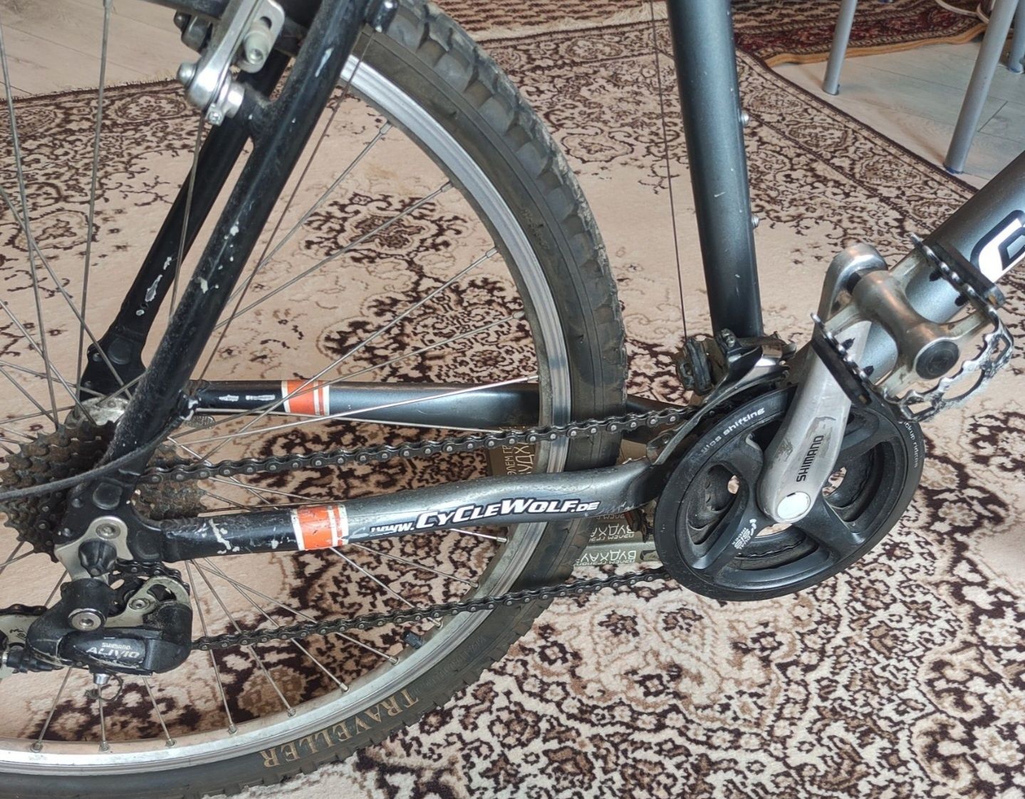 Алюминиевый горный велосипед Cycle Wolf Comanche  26 колеса, 46 см