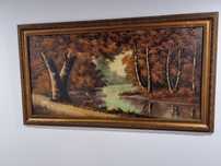 Quadro tela tema Lago