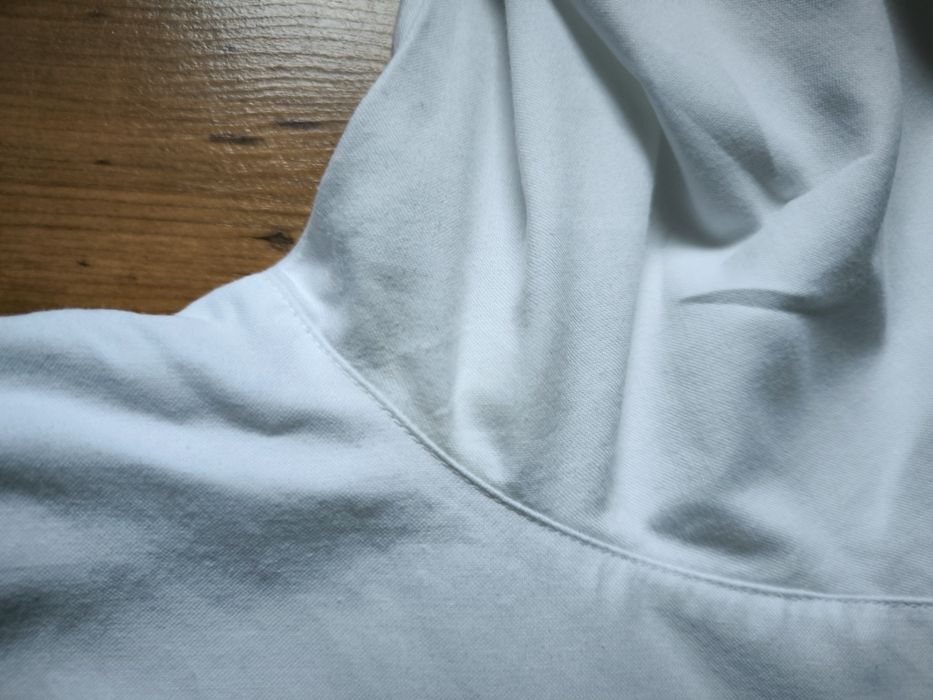 Bukowianka koszula męska 40 biała zdobiona elegancka