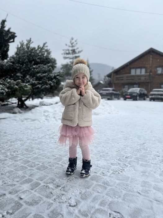 Куртка Zara, шерпа, тедді, двостороння курточка