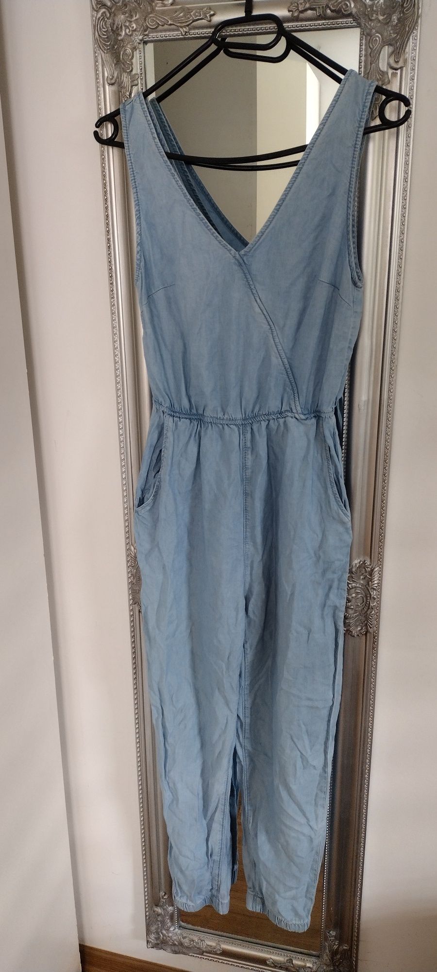 Kombinezon XS 34 Bershka a'la jeansowy