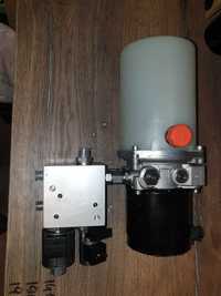 Pompa hydrauliczna 24 V silnik z zbiornikiem i rozdzielaczem NOWY
