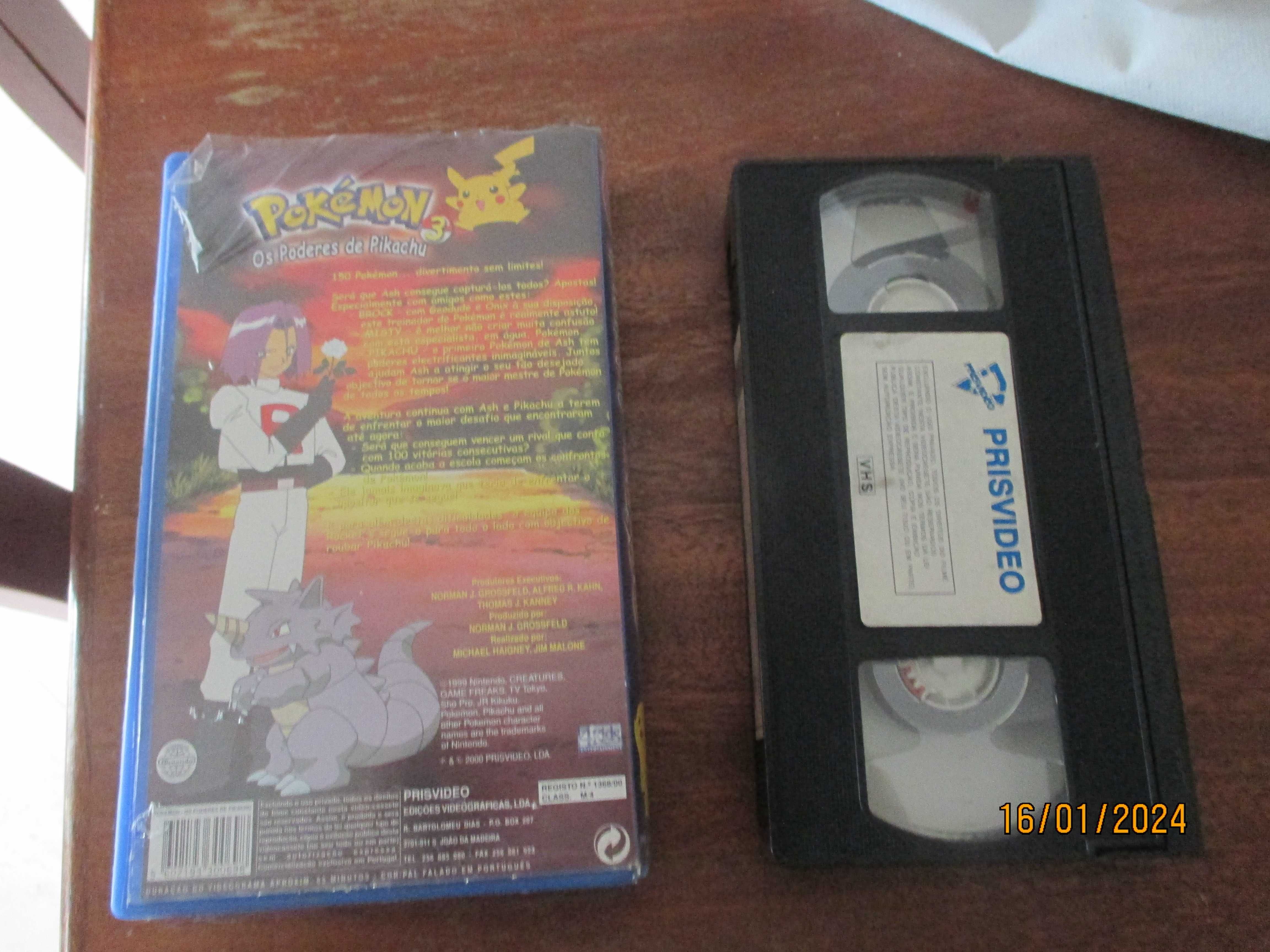 2 Cassetes VHS - Pokémon