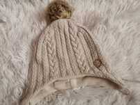H&M ciepła czapka na uszy 44/46