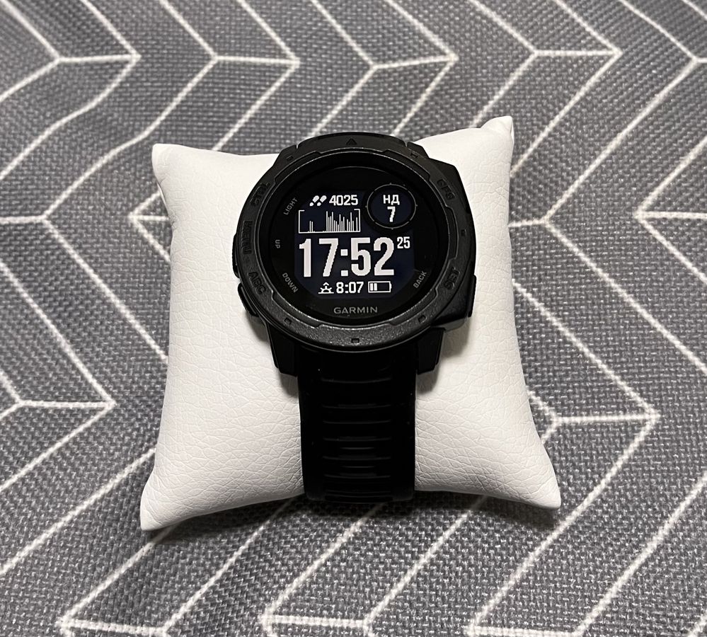 Смарт-годинник Garmin Instinct Graphite