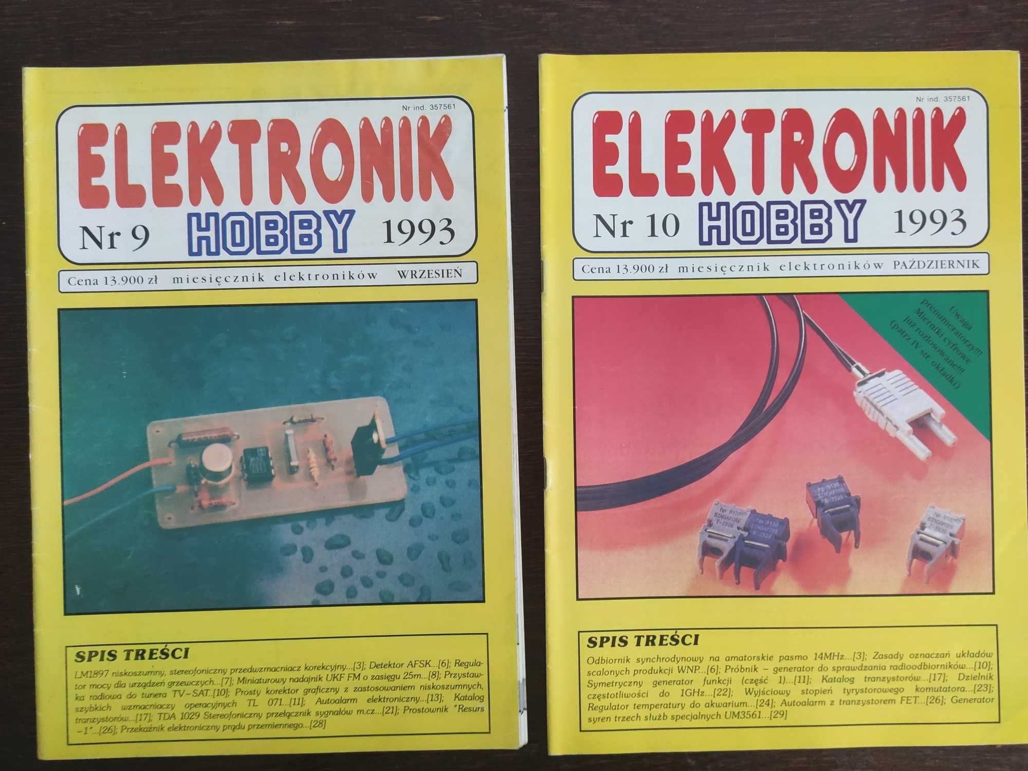 Elektronik Hobby - numery z lat 1992 i 1993