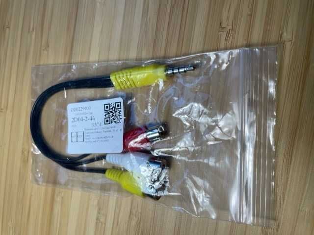 Kabel adapter AV do telewizora TCL, 3 RCA - 3,5mm