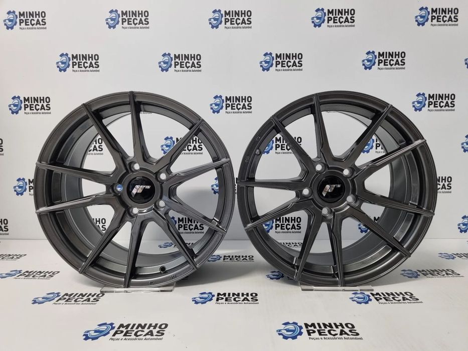 Jantes Japan Racing (JR21) em 17 (5x120) Hyper Gray