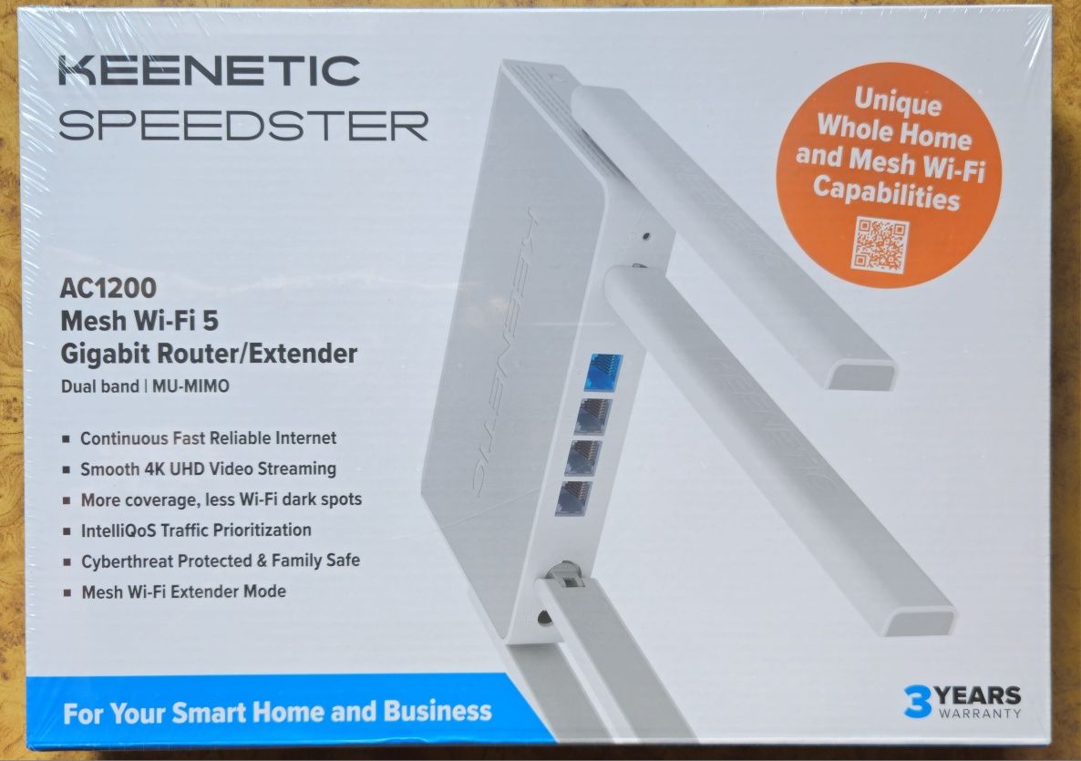 Wifi маршрутизатор Keenetic speedster kn-3012