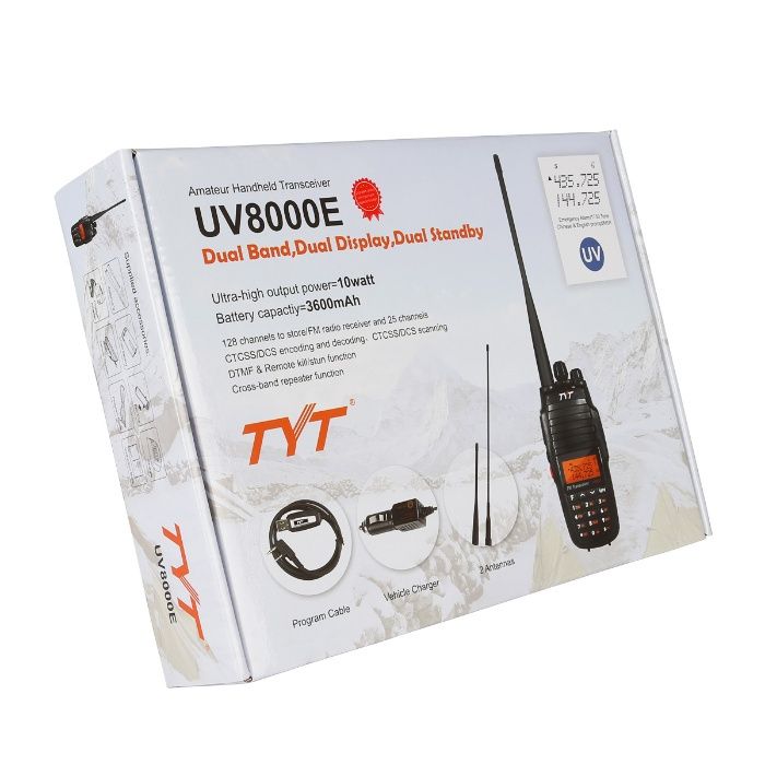 Radio Walkie Talkie TYT TH-UV8000 10W p/entrega imediata