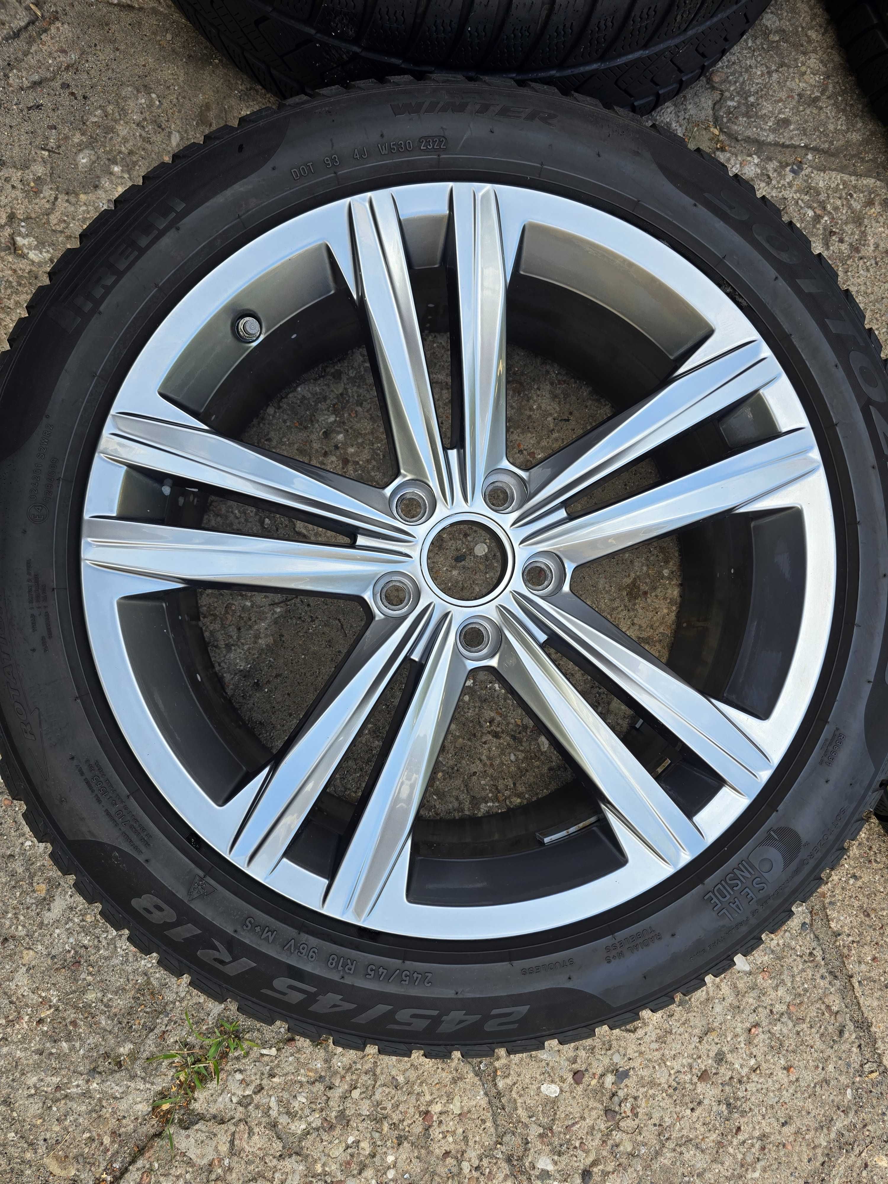 Felgi Arteon R-Line 18' idealne z oponami zimowymi 245/45/18 Pirelli