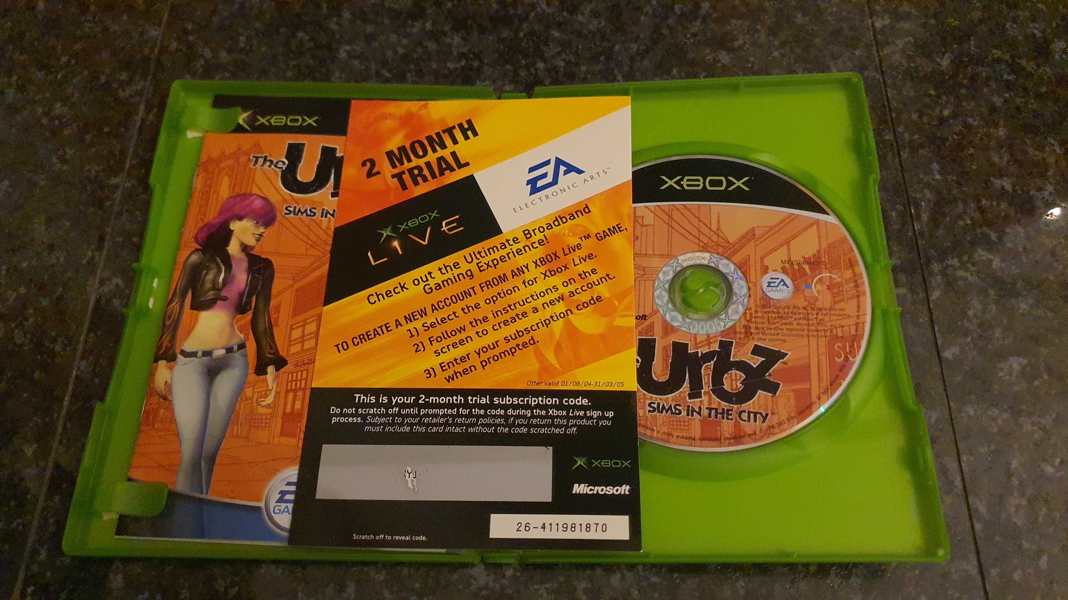 Jogo The Urbz Sims In The City (Xbox - Completo + 2meses Xbox Live)