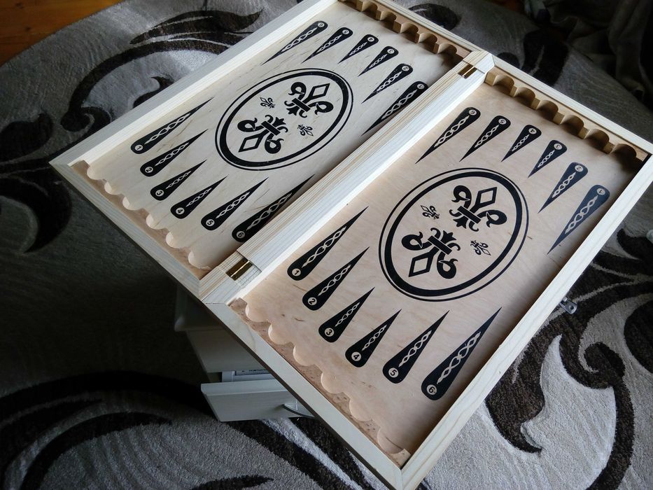 Нарды Дракон. Слон. Лев 54х54см, 60x60см ручная работа