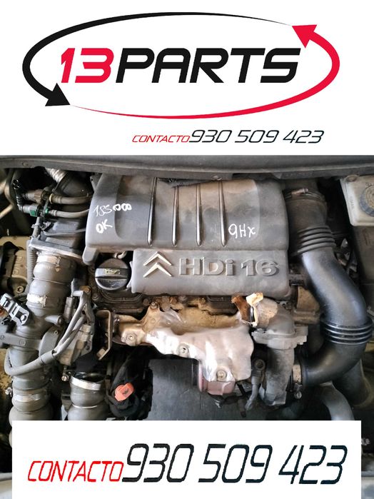 Motor Citroen C4 Peugeot 1.6 HDi 2007 9HX #D54