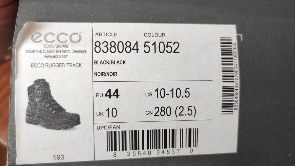 Демисезонные ботинки ECCO HYDROMAX