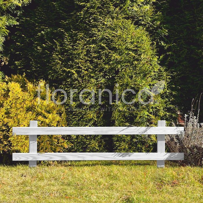 Płotek drewniany. Drewniana palisada ogrodowa. Floranica. Producenta