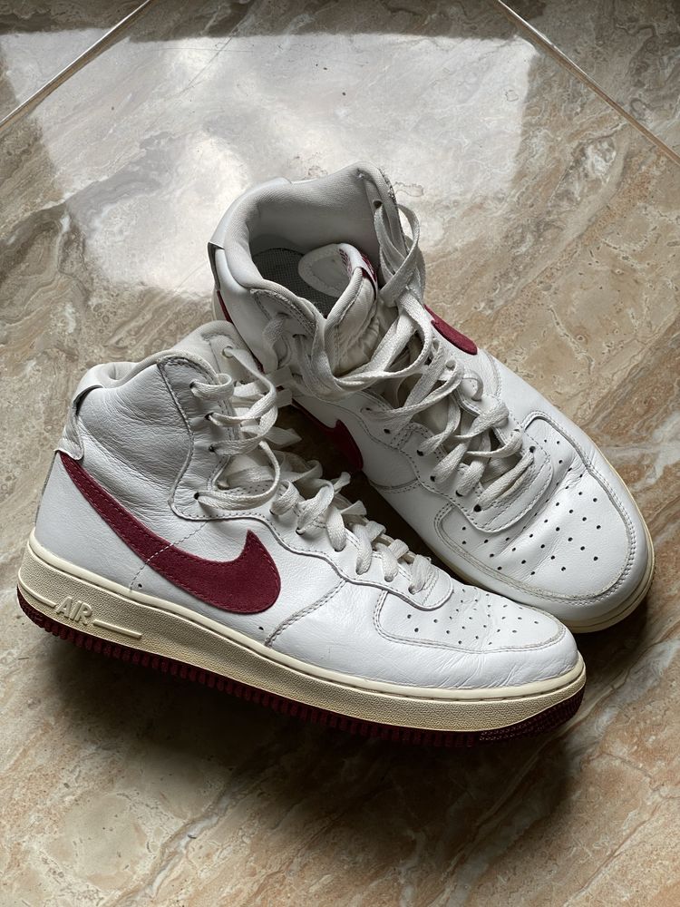 Nike Air Force 1 (white-red) 27,5cm