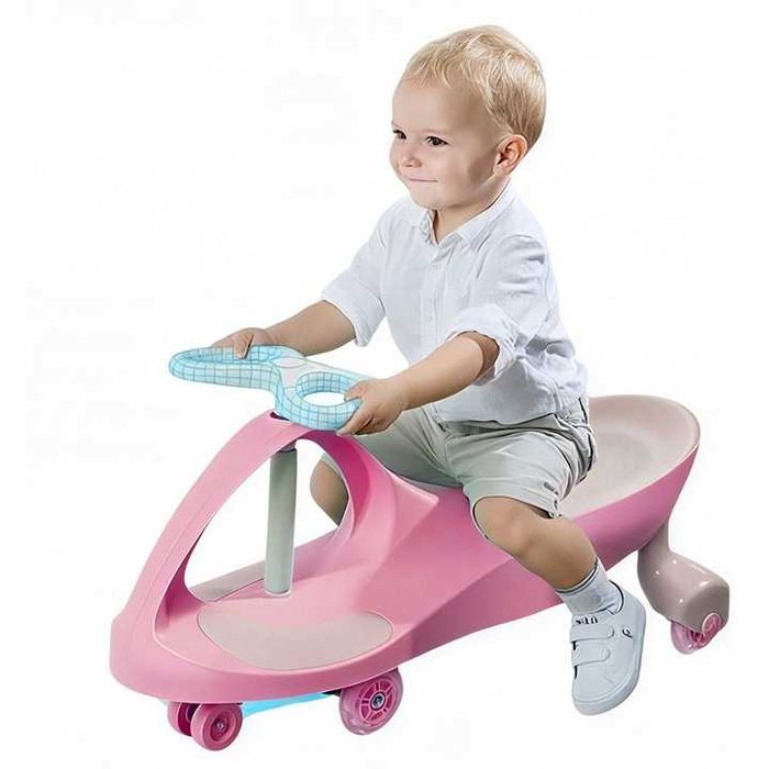 Беговел Бібікар дитяча каталка RIDER колесо LED до 40 кг