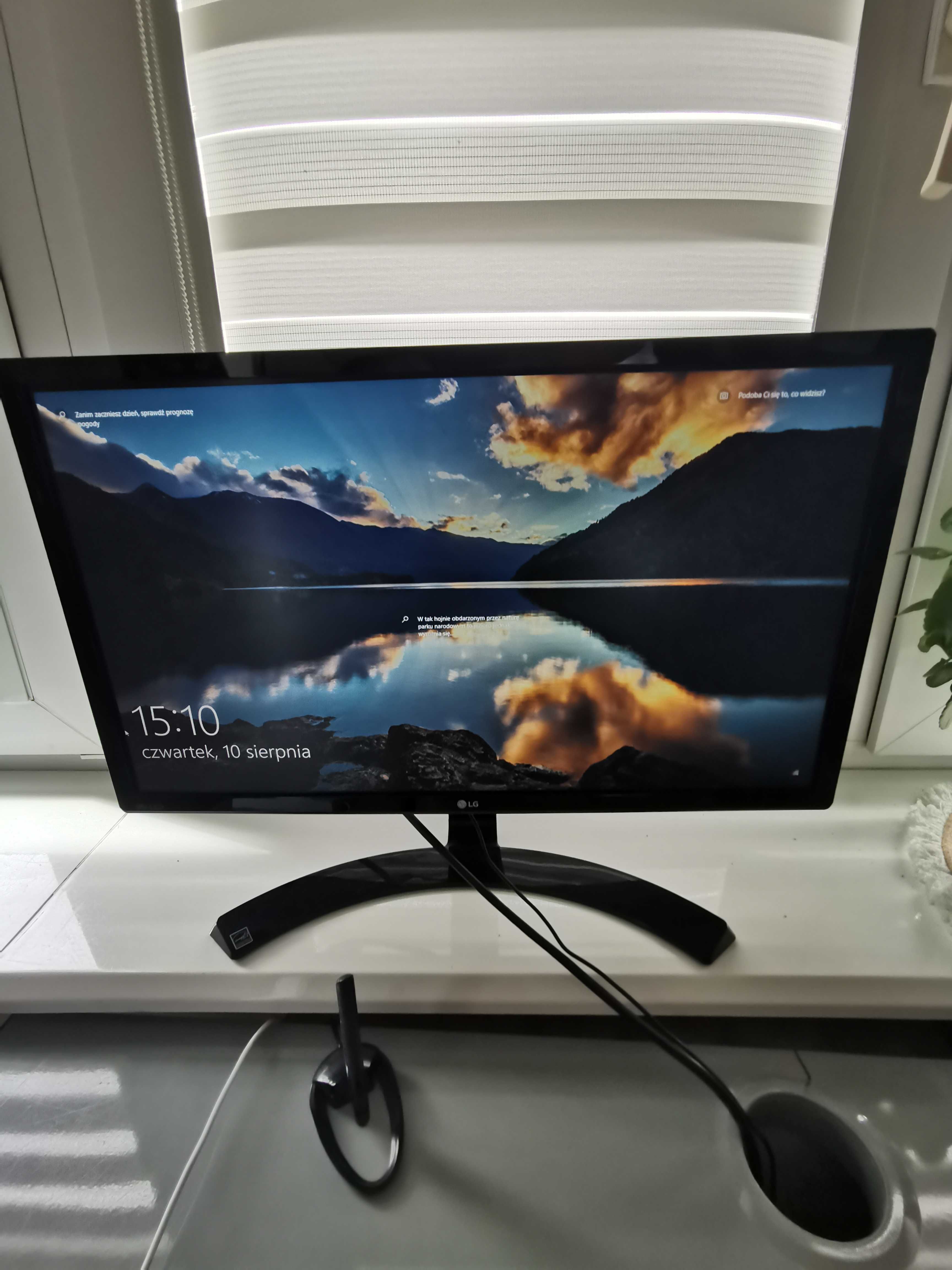 Komputer z monitorem i5-4590,RAM 16G,GTX 1060,SSD 256+HDD 1T Win10 Pro