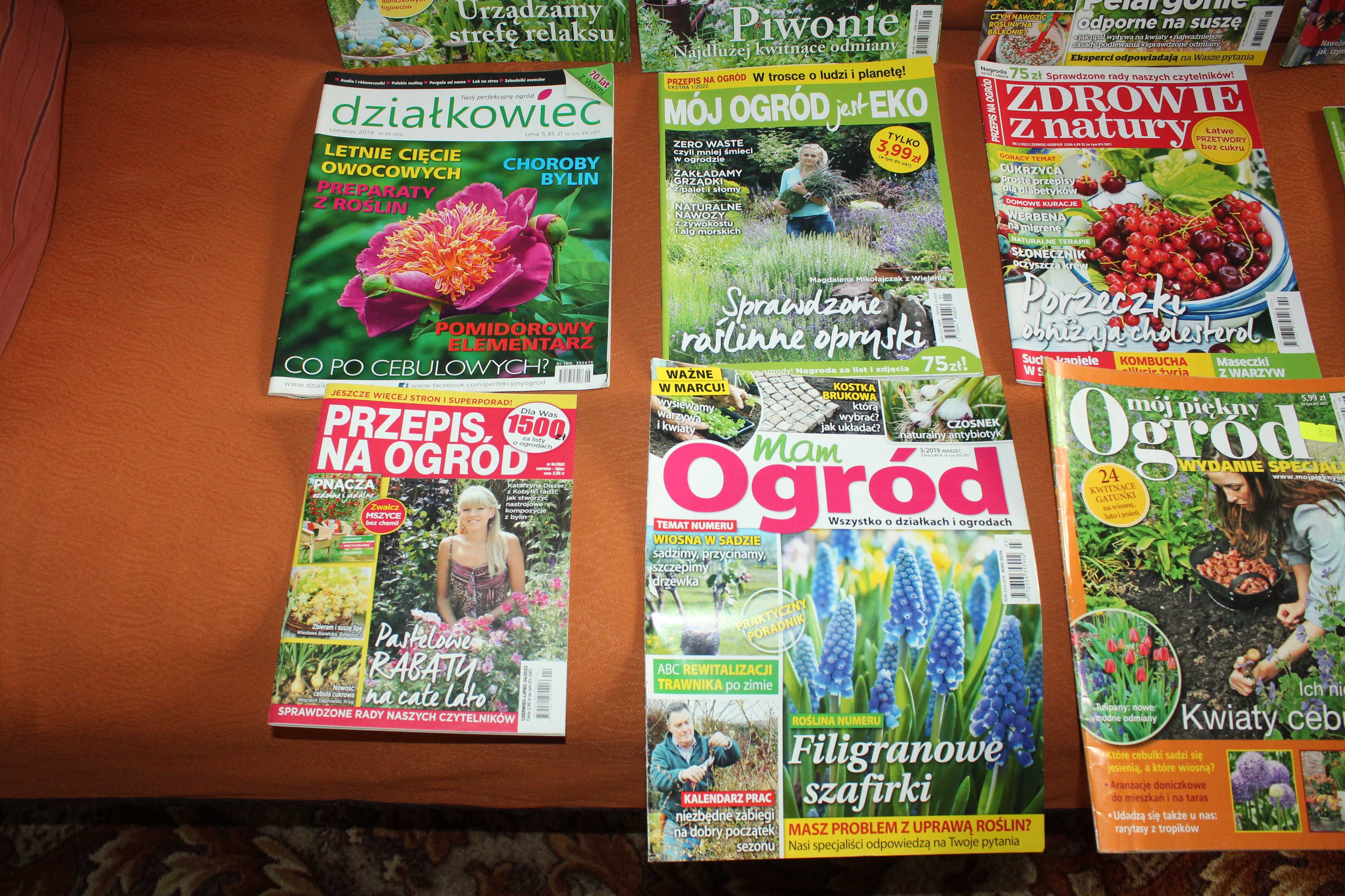 Gazety ogrodnicze Mój piękny ogród Kocham ogród Mam ogród Działkowiec