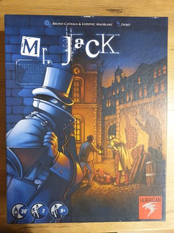 Mr. Jack, gra planszowa, instrukcja po polsku i angielsku