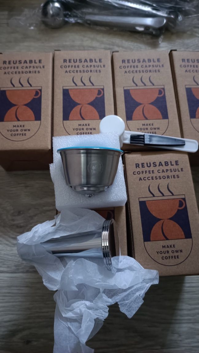 Многоразовая стальная капсула для кавомашин Nescafe Dolce Gusto