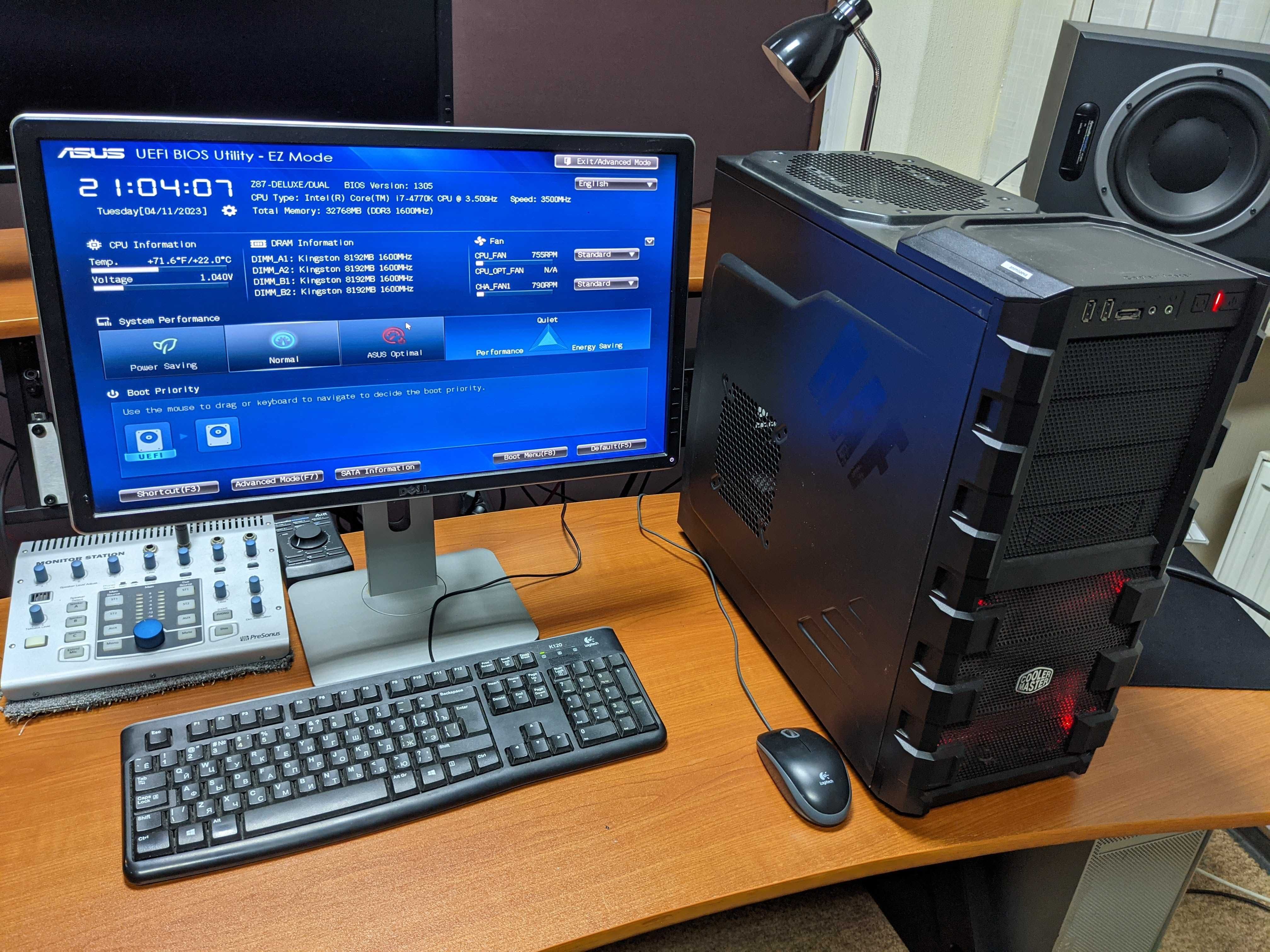 Системний блок i7 4770k  16Gb = SSD 256Gb = GTX 760 ігровий комп'ютер