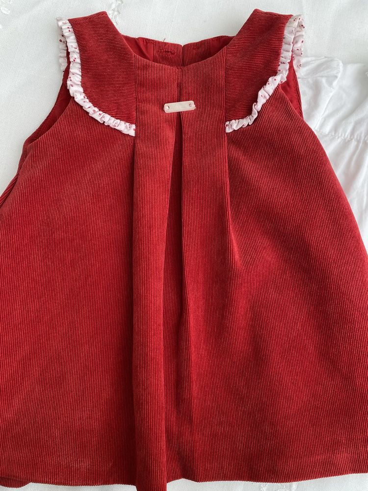 Mayoral Conjunto Vestido e blusa com golinha