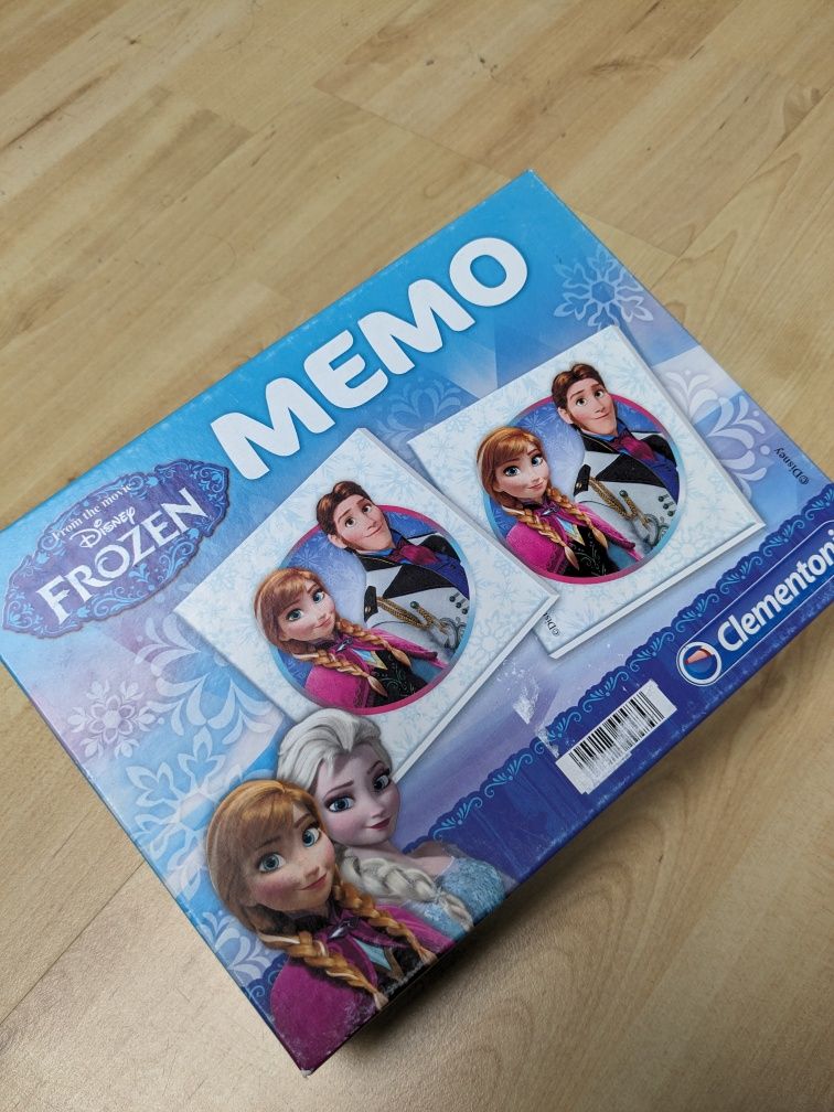 Memo Frozen Clementoni jak NOWE Kraina Lodu memory