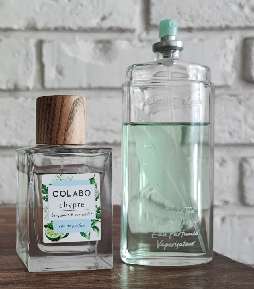 Elizabeth Arden Green tea + Chypre Colabo