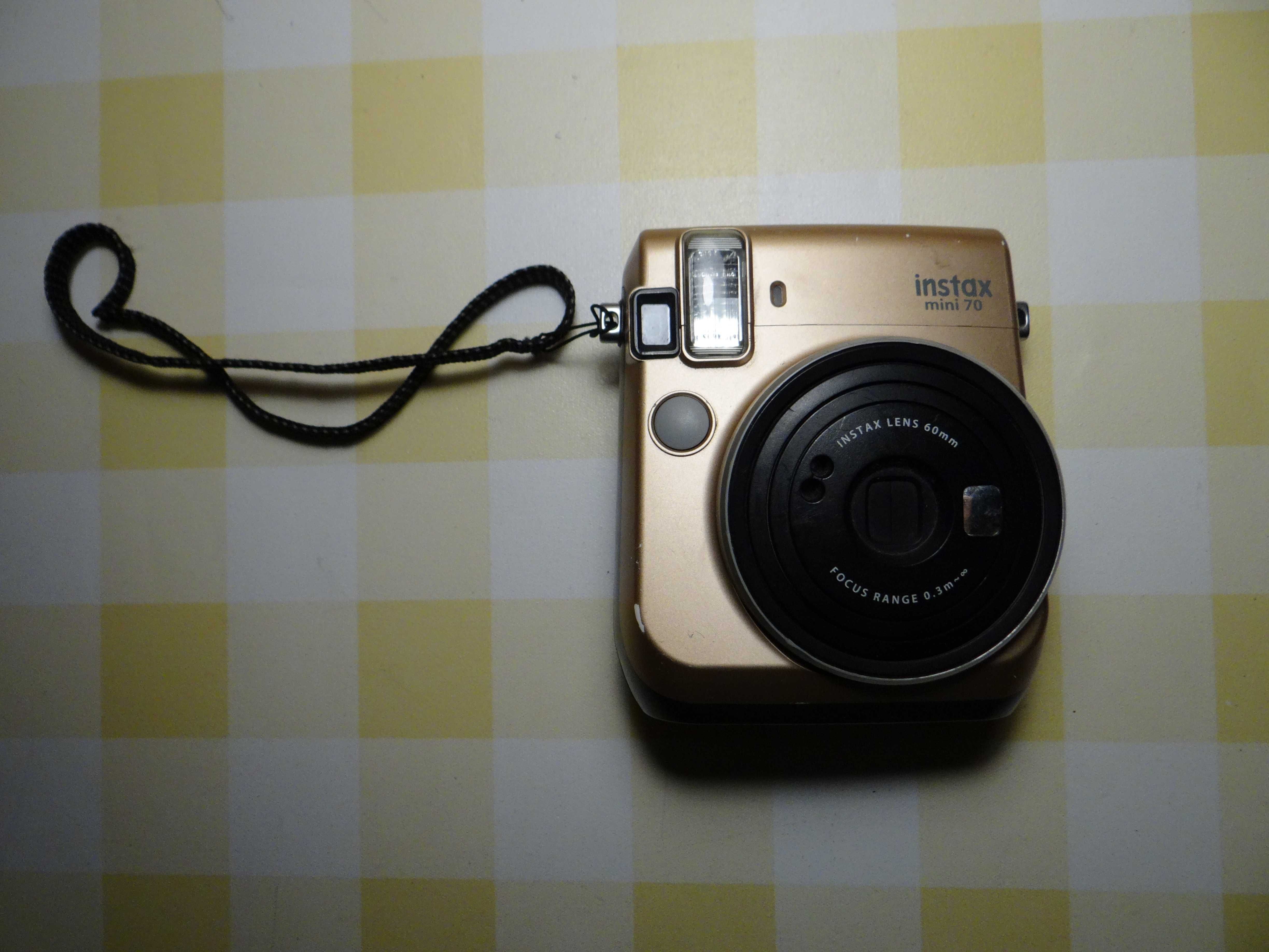 instax mini 70 gold złoty