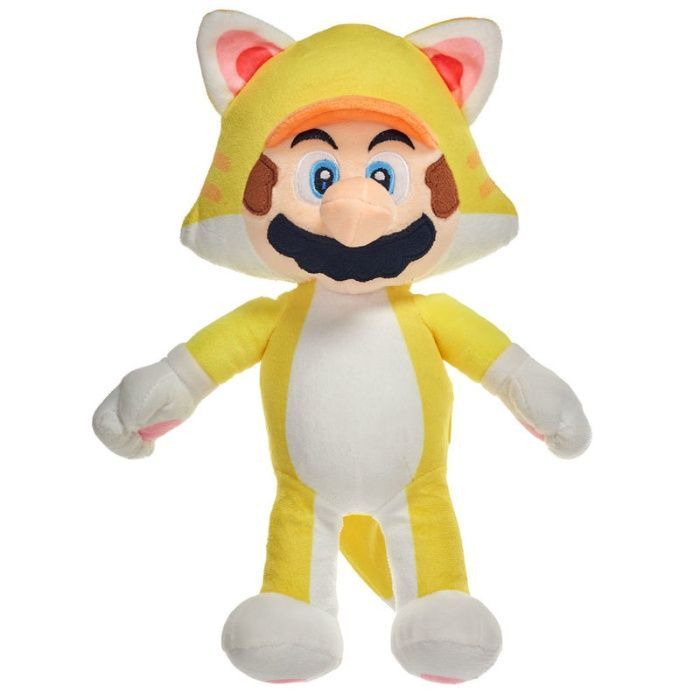 Peluche Mario Yellow Mario Bros soft 35cm