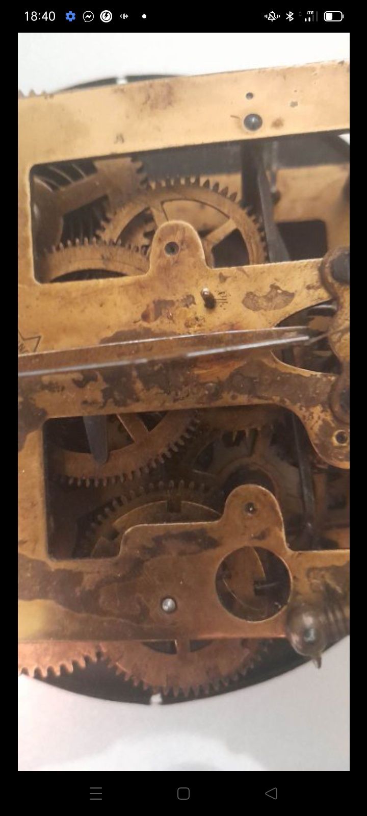 Stary mechanizm zegara