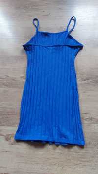 Sukienka niebieska rozciągliwa mini