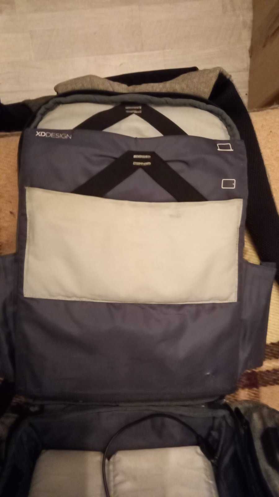 Шкільний  рюкзак XD Design Bobby Anti-Theft 15,6" Grey