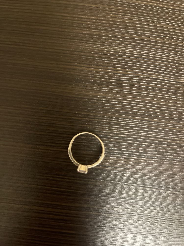 Кольцо серебряное с позолотой