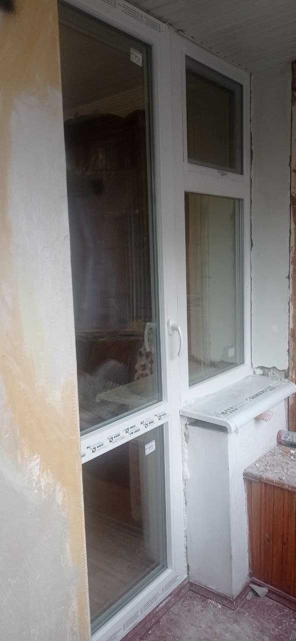Окна двери металлопластиковые пластиковые балконный блок