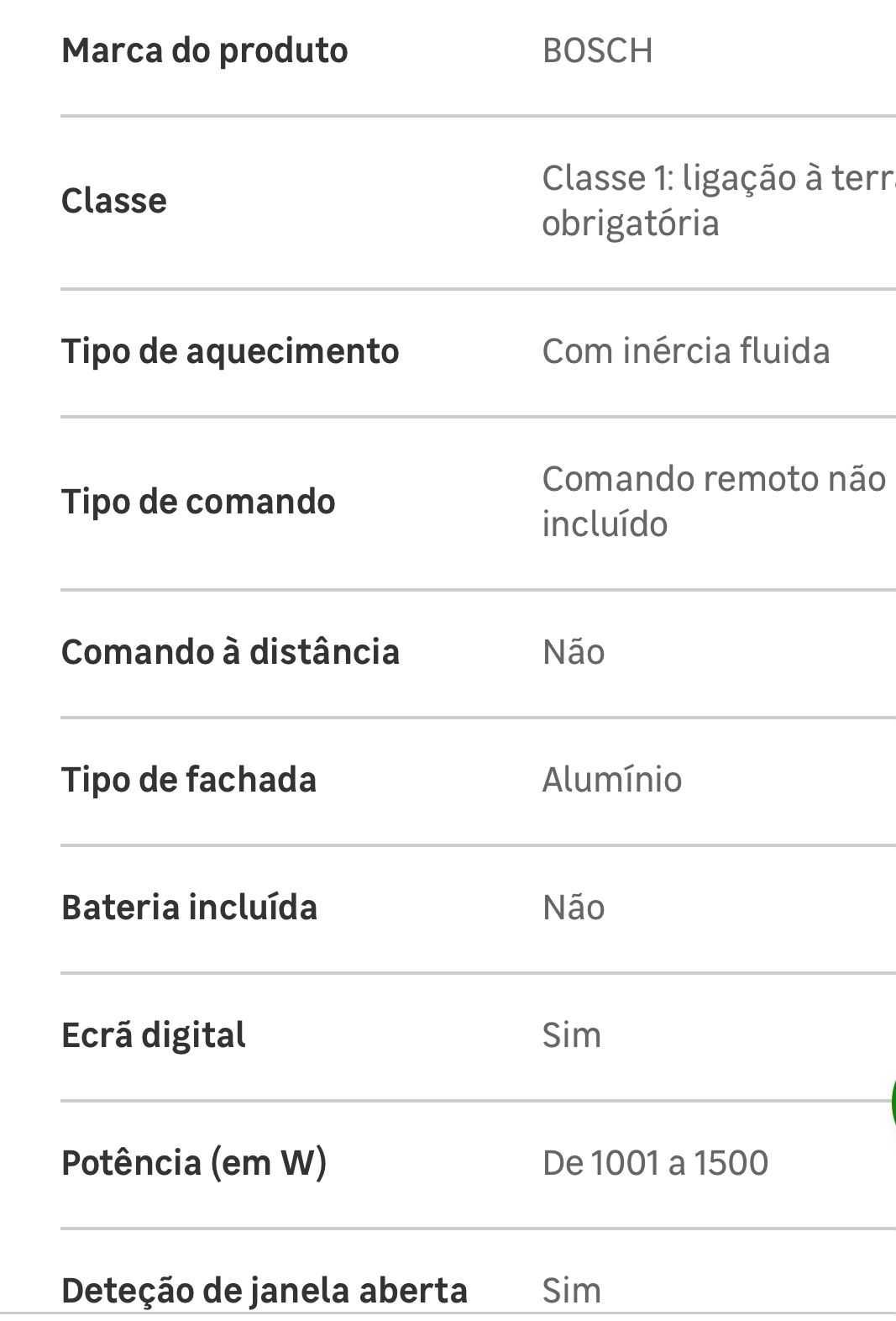 Aquecedor Bosch novo