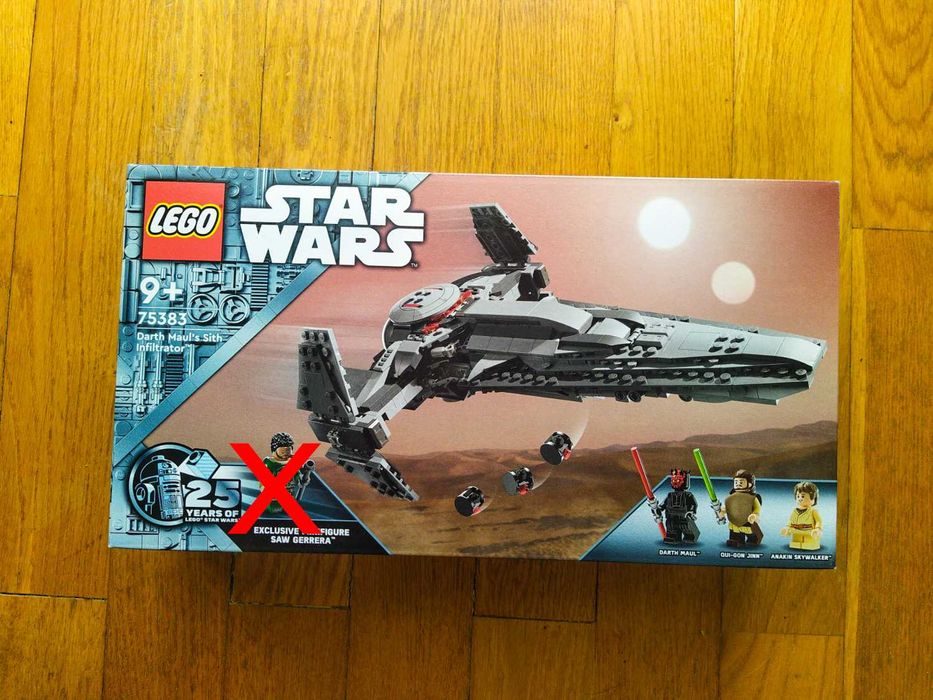 LEGO 75383 Star Wars Sith Infiltrator sem a Minifigura do Saw Gerrera