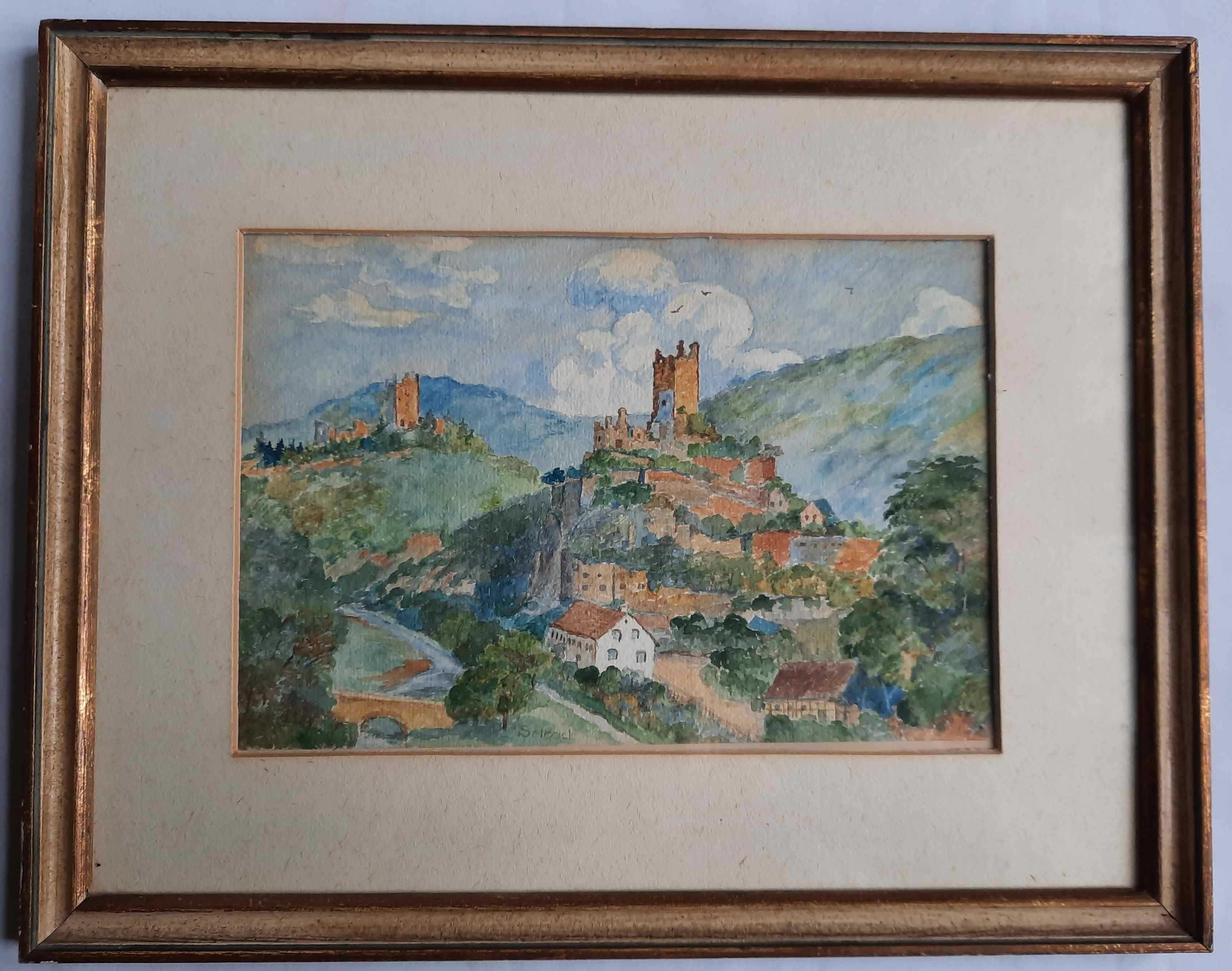 Akwarela Franz Jakob SELBACH 1875r. - 1959r.