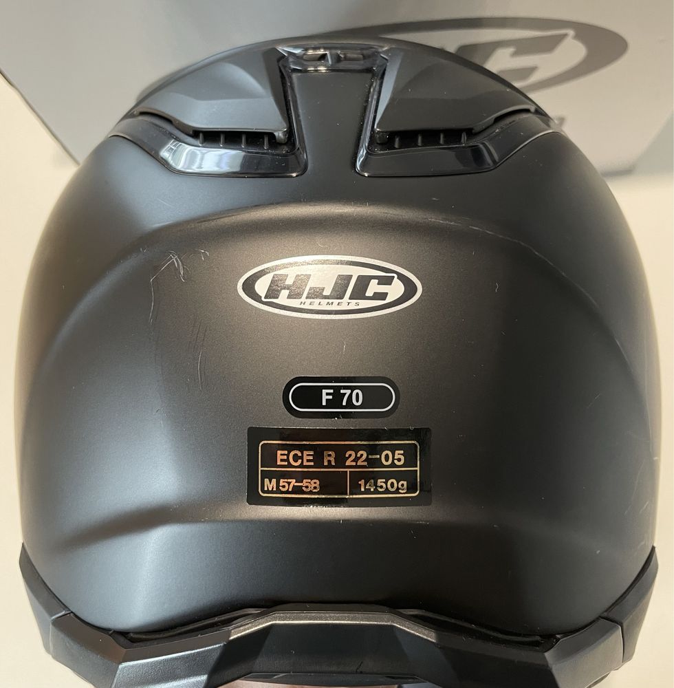 Kask HJC F70 SEMI FLAT Black