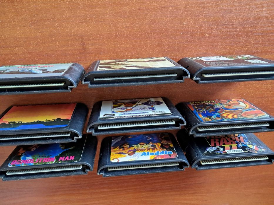 Картриджи для игровой приставки Sega Mega Drive 2