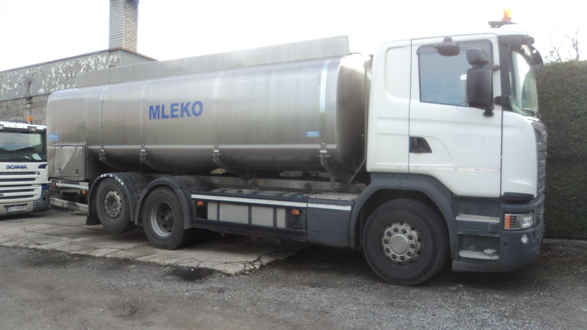 Scania G410 cysterna do mleka wody 17000l izolowana urządzenie
