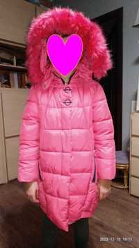 Зимова куртка-пальто SPEED.A на дівчинку  р. 122