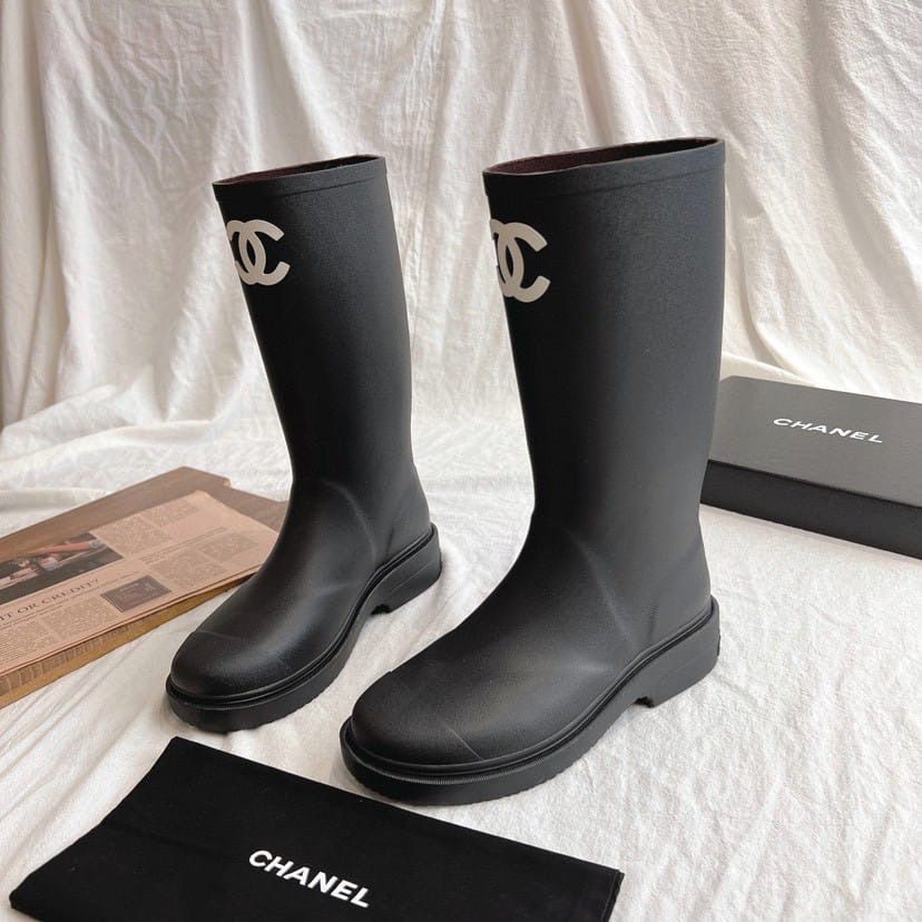 Резиновые сапоги chanel Rubber Raine