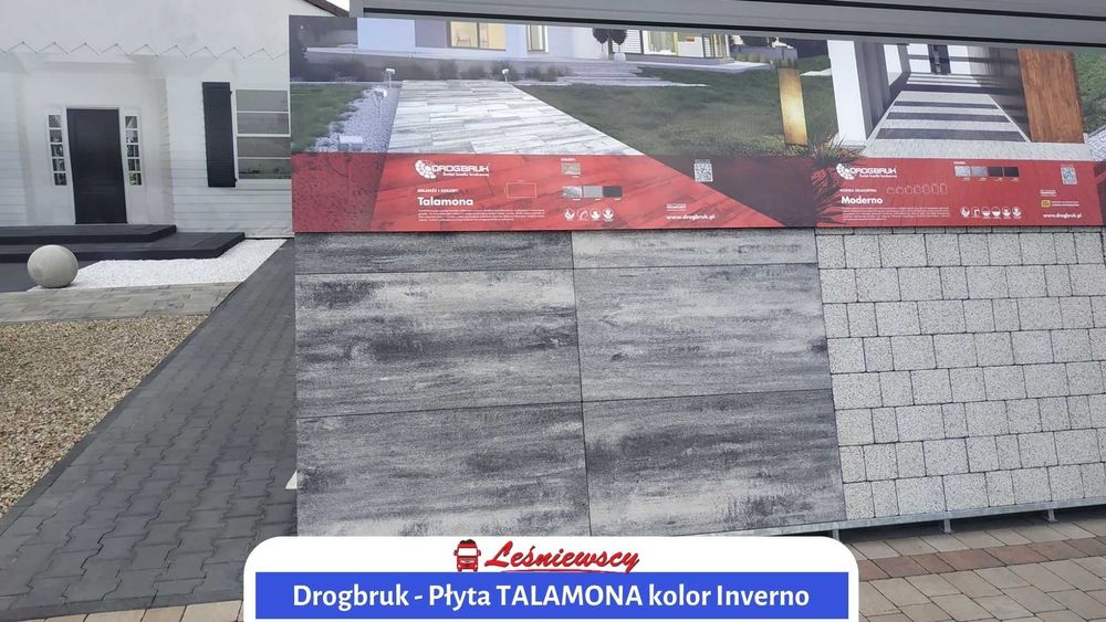 Płyta tarasowa betonowa talamona inverno 100x50x6 Kurier DROGBRUK