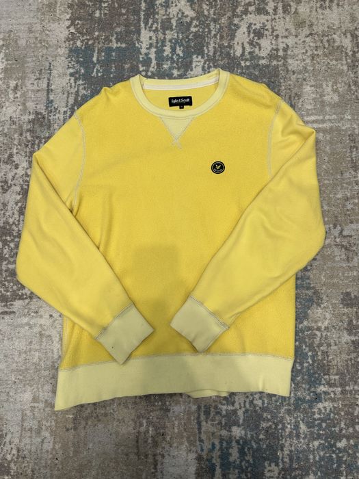 Кофта lyle&scott в жовтому кольорі розмір L/XL