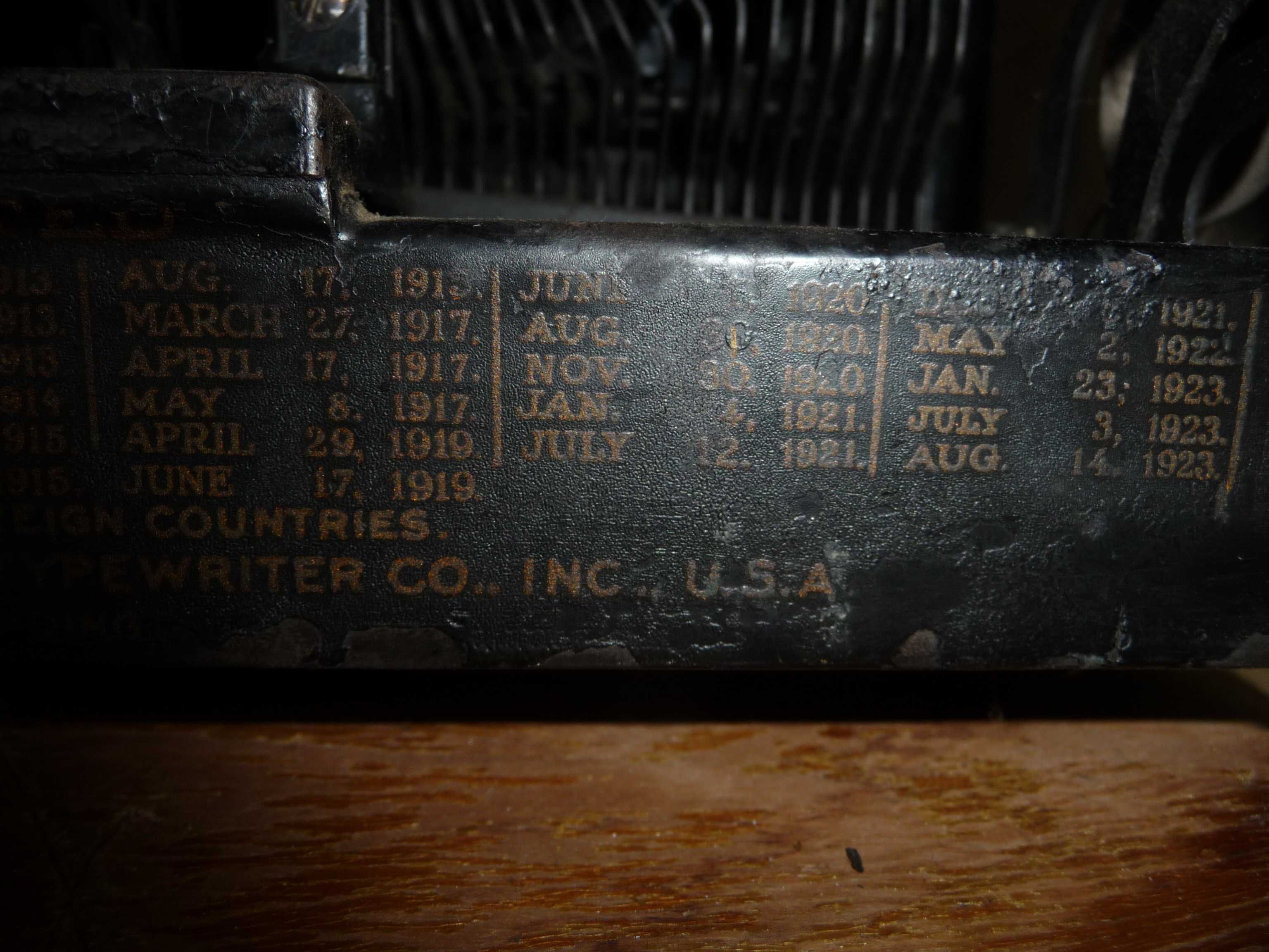 Печатная машинка рабочая Underwood 1920-е друкарська робоча машинка
