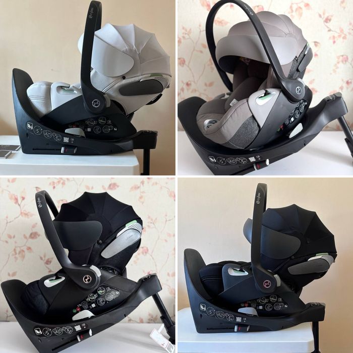 Cybex Cloud T Plus Cozy Beige, Off White,  Peach Pink, Mirage Grey